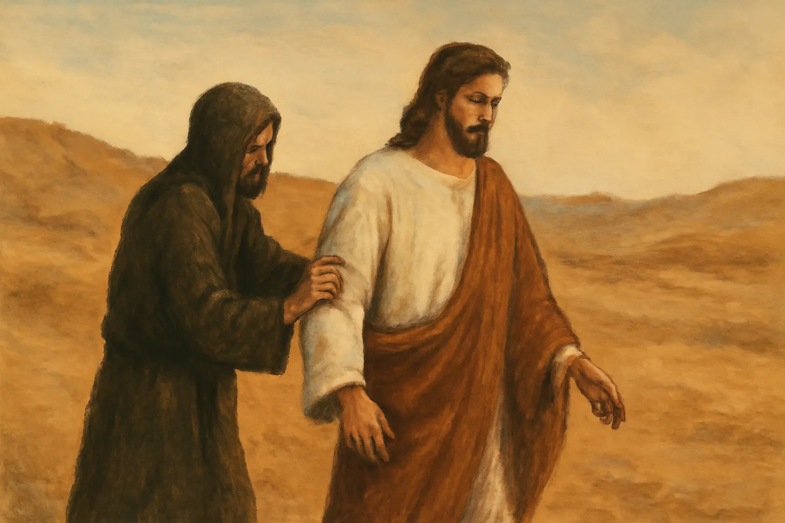 jesus foi levado ao deserto