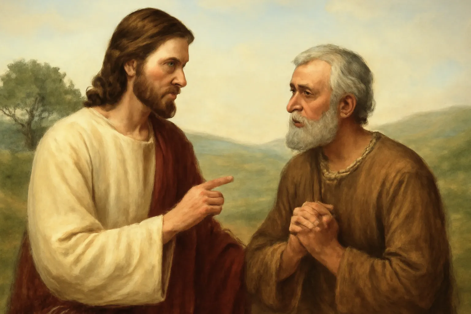 jesus pergunta a pedro tu me amas
