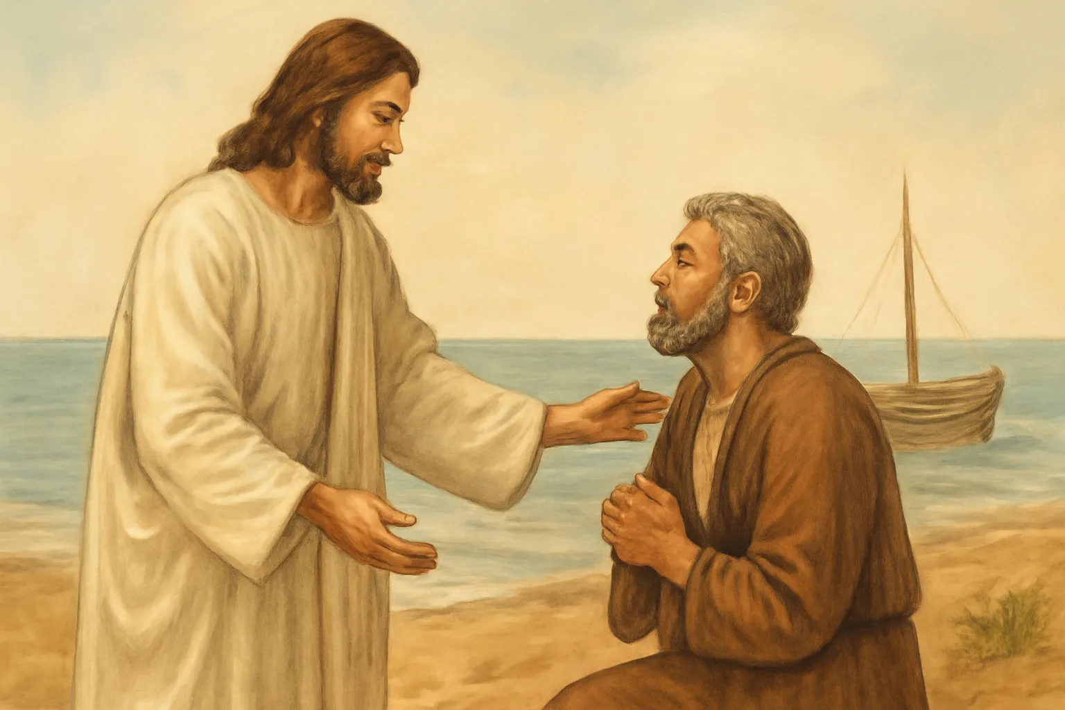 João 21:15-17: o diálogo de Jesus com Pedro sobre amor, serviço e liderança na fé
