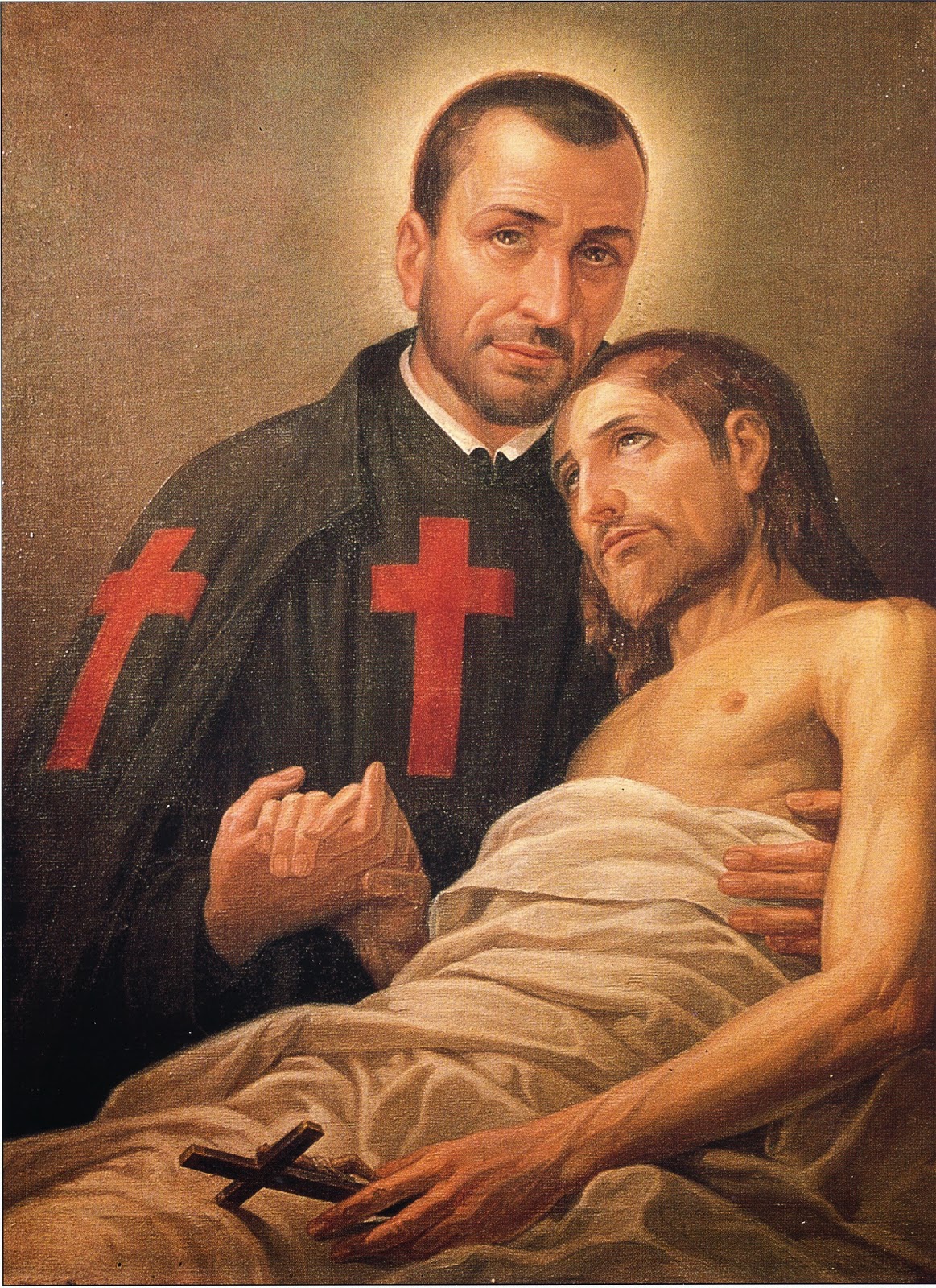 Santinho de São Camilo de Lelis para imprimir grátis