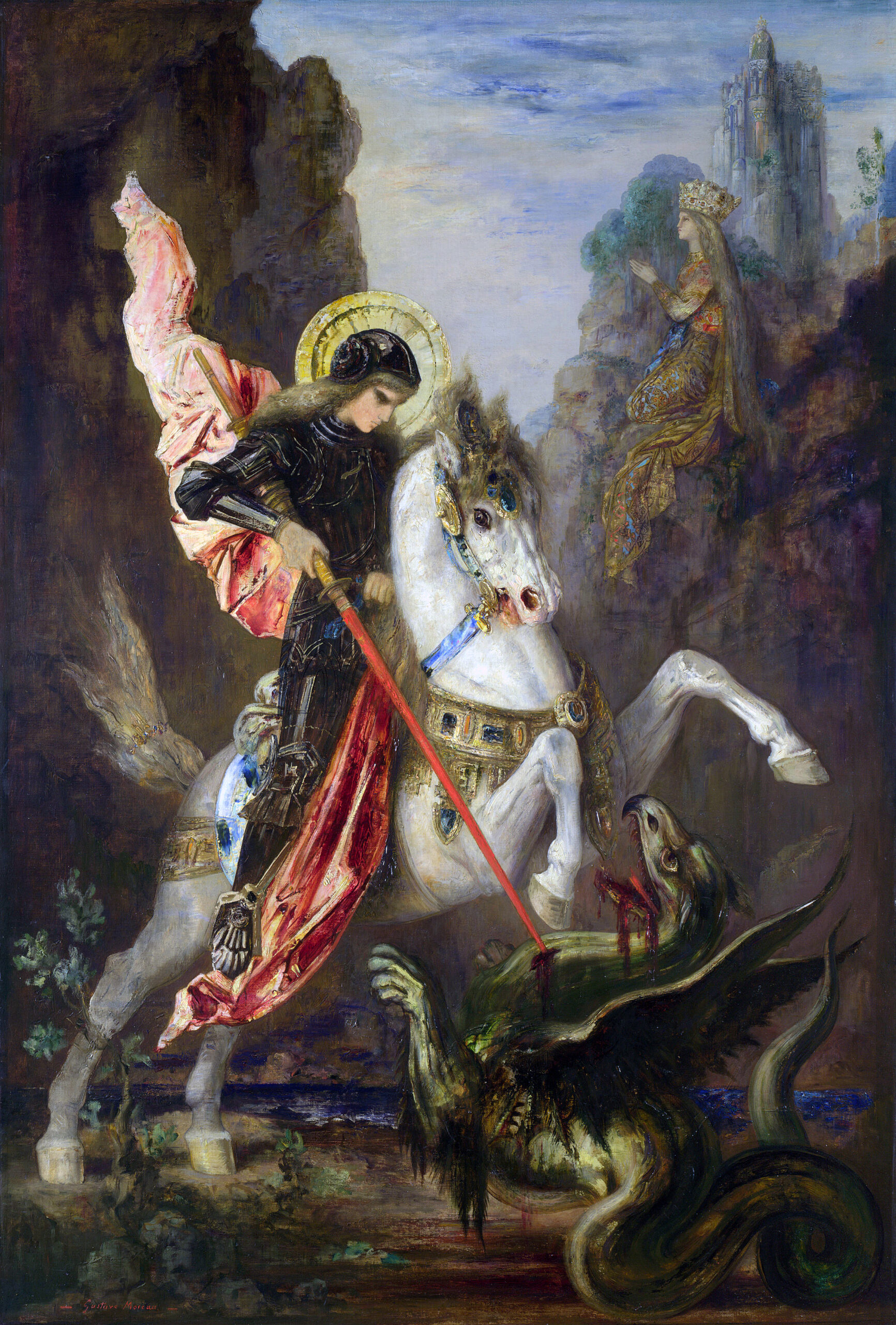 Santinho de São Jorge para imprimir grátis