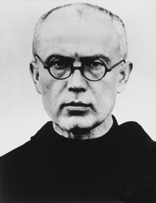 Santinho de São Maximiliano Kolbe para imprimir grátis