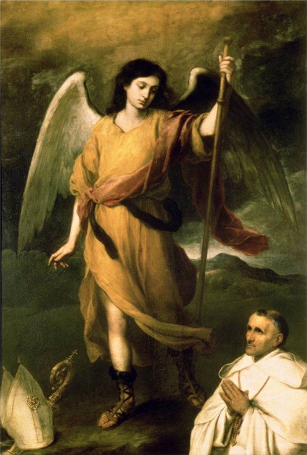 Santinho de São Rafael Arcanjo para imprimir grátis