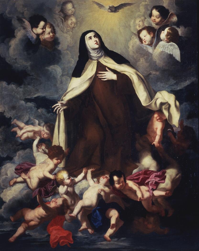 Santinho de Santa Teresa de Ávila para imprimir grátis