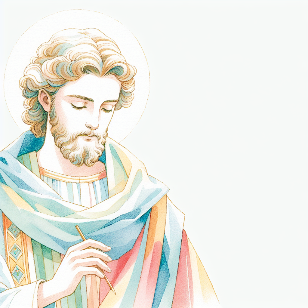 Santinho de São Mateus Evangelista para imprimir grátis